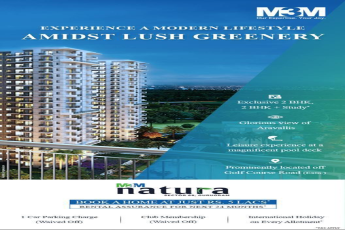 Book a home at just Rs. 5 lacs @  M3M Natura, Sector 68, Gurgaon